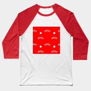 2022 background illustration. Christmas gift. Decorative design pattern, winter, new year Baseball T-Shirt